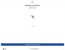 Tablet Screenshot of bethesdacurrykitchenmd.com